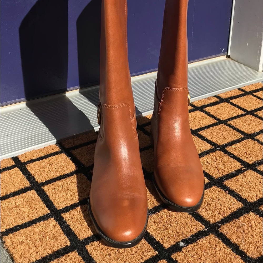 J. Crew Leather Riding Boots brown Sz 7